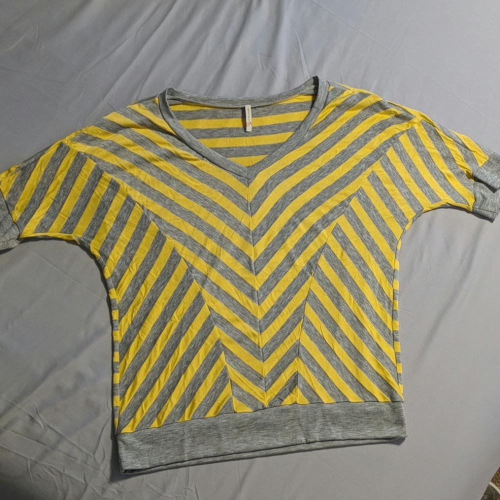 Women's short sleeved striped t